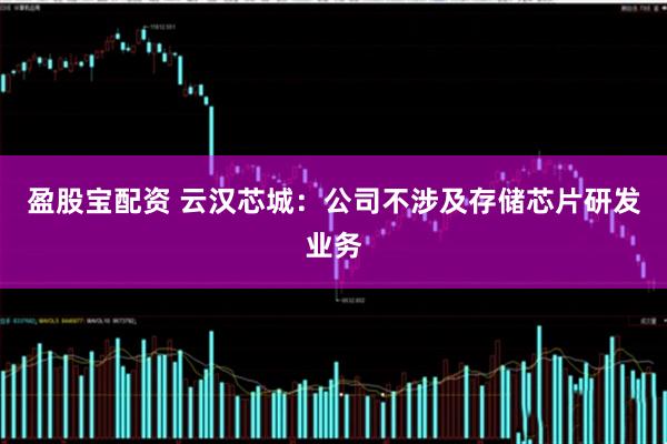 盈股宝配资 云汉芯城：公司不涉及存储芯片研发业务